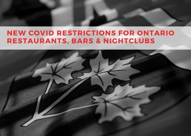 New Restrictions Placed on Ontario Bars & Restaurants